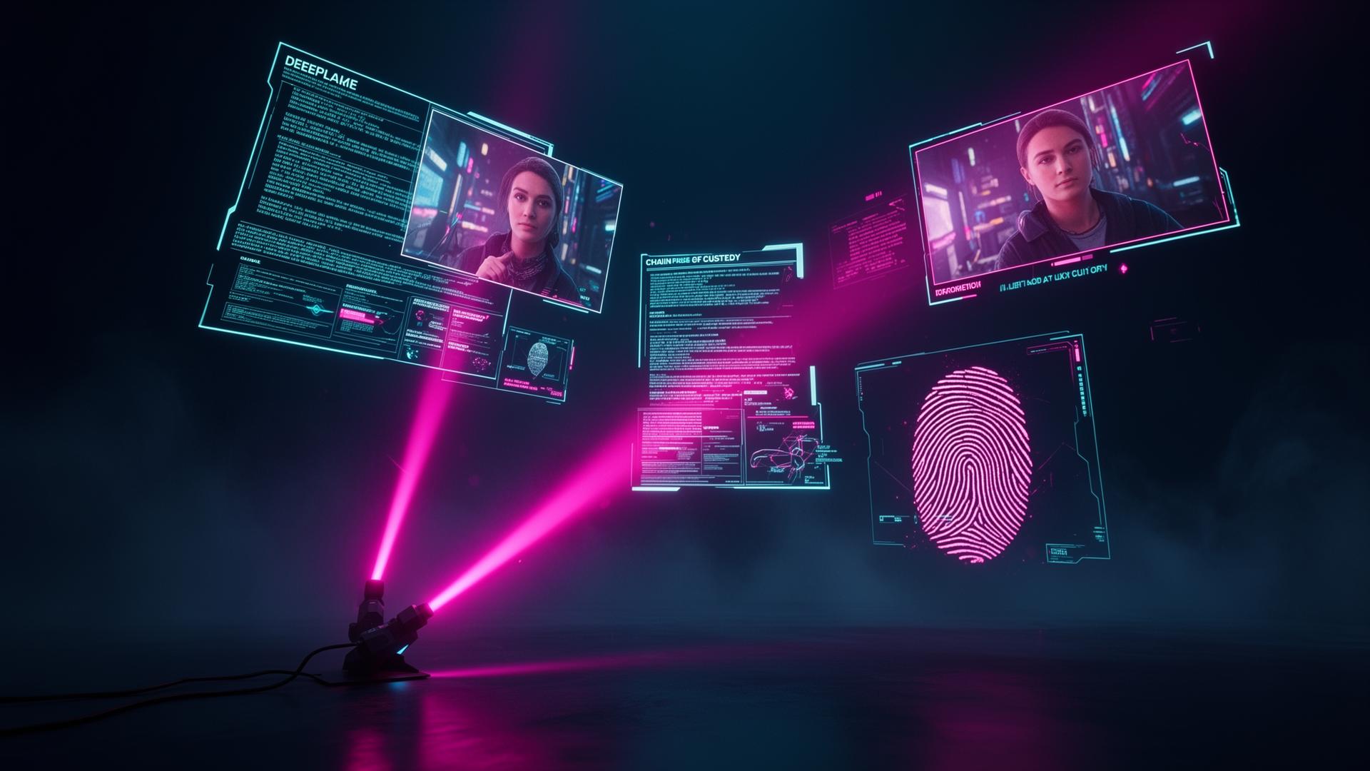 Holographic deepfake evidence scanning — AI evidence caselaw database