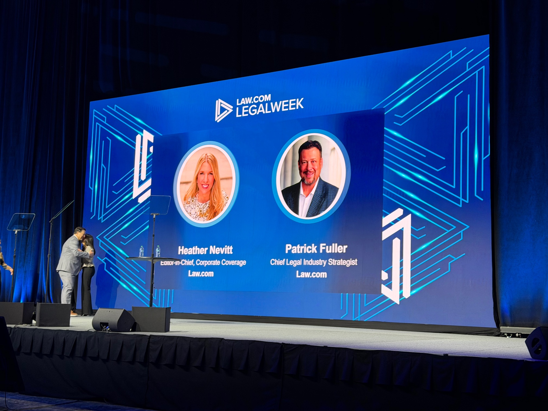 Patrick Fuller and Heather Nevitt, Legalweek 2026 Keynote