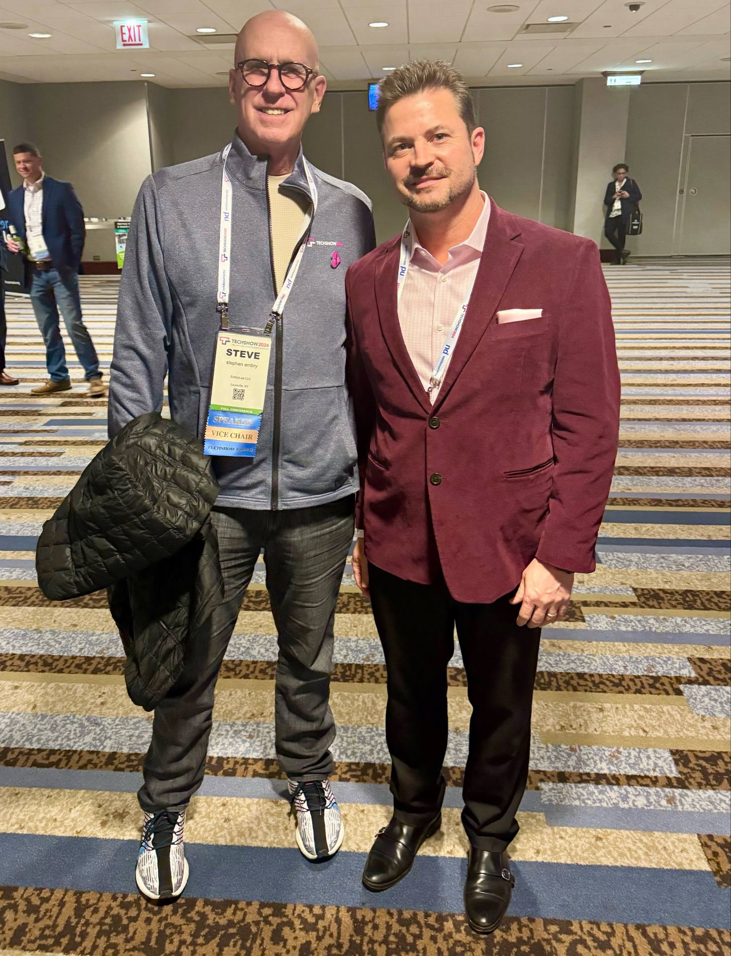 Matt Mishak with Steven Embry at ABA TECHSHOW 2024